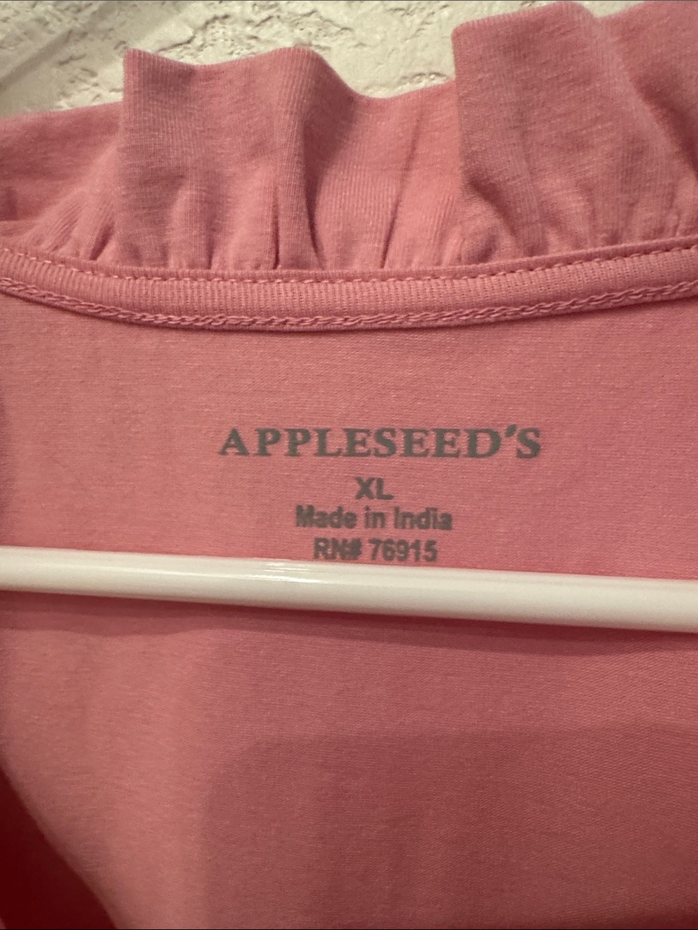 Appleseed's Pink Ruffle-Neck Long Sleeve Tee - Picture 10 of 15